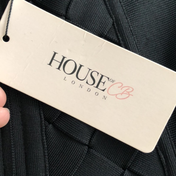 Costanza black bandage-style dress House of CB - Picture 7 of 8